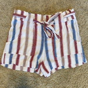 COPY - Indigo Rein Blue, Red, and White Shorts